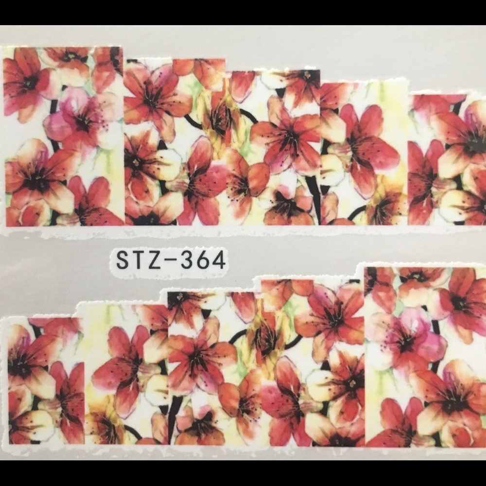 3/$12 Nail Art Waterslide Tattoos Cherry Blossom
